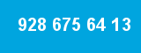 928 675 64 13 928 675 64 13